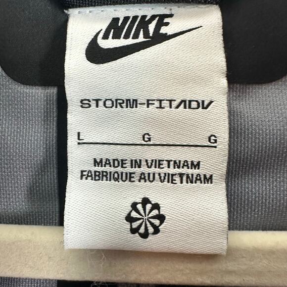 Nike rain jacket zip up zip packets black summer utility sure activewear outdoor - Picture 3 of 16